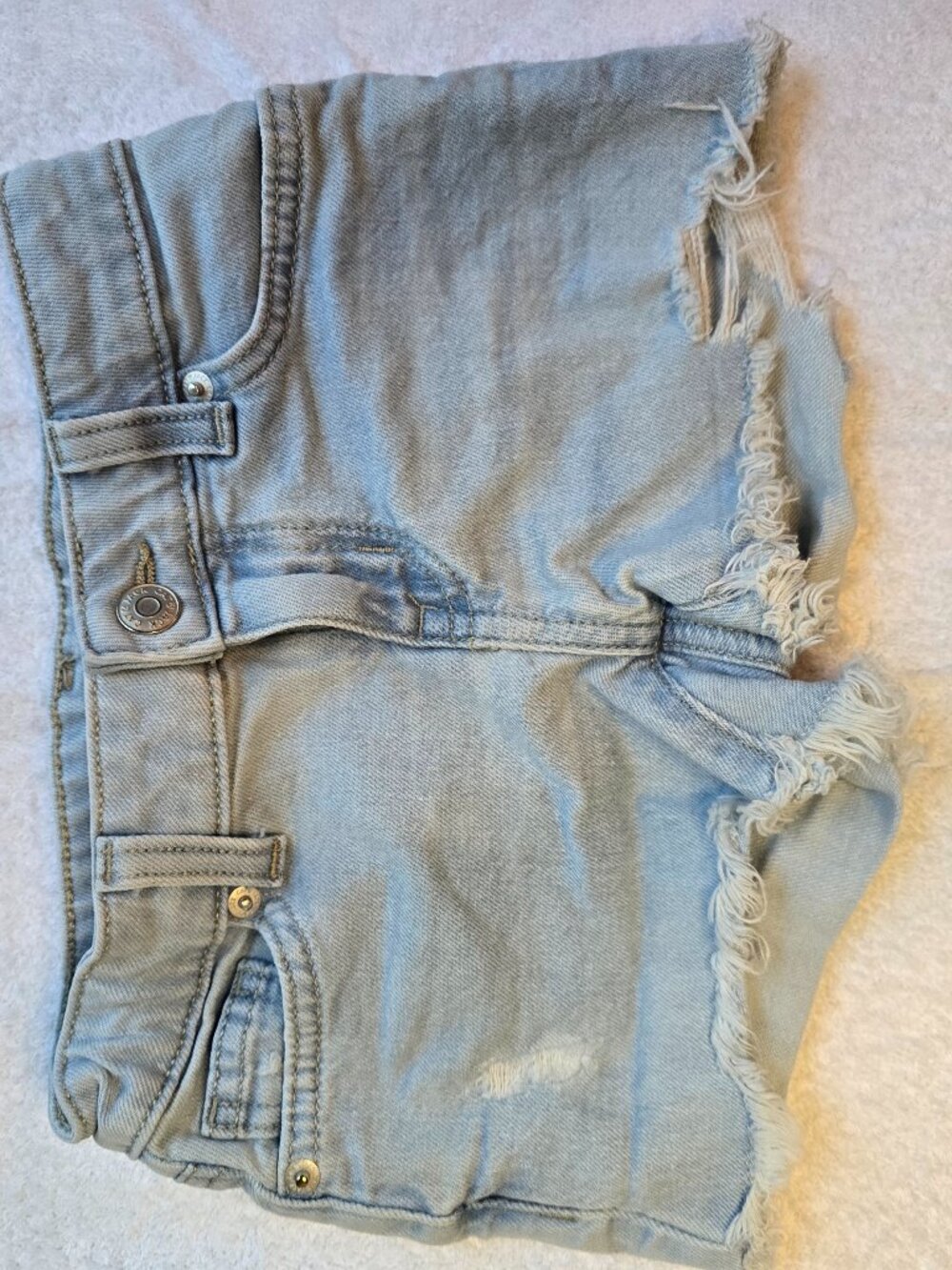 Cat & Jack Girl's Summer Shorts Bundle - 3 Pairs of Jean Shorts and 1 Pull-On - Picture 5 of 13